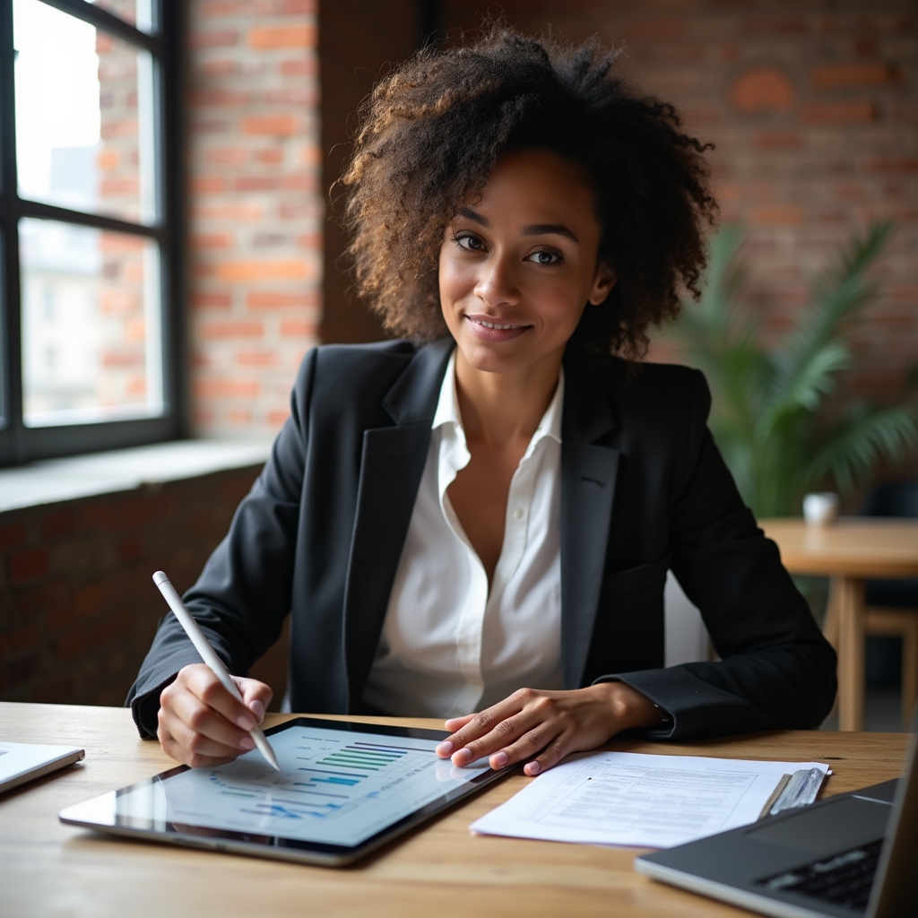 Teilnehmer überarbeitet seine Präsentation im Workshop